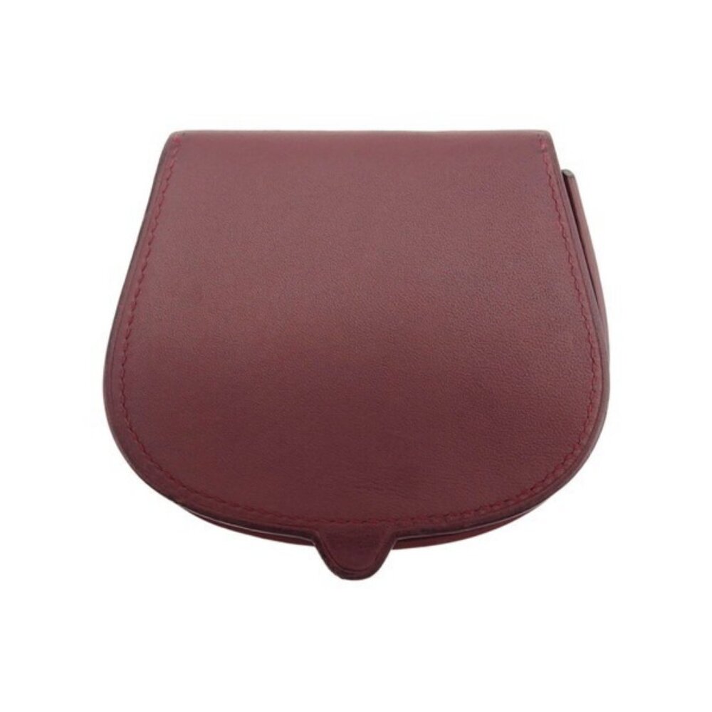 Cartier Coin Case Mastline Bordeaux Leather Authentic Used - Picture 3 of 9